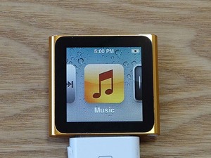 ◆◆iPod nano 第6世代 A1366 16GB ゴールド モデル:MC691J 動作良好 バッテリ消耗|N6-1035◆◆