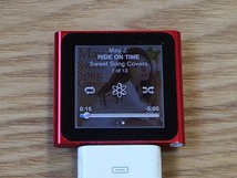 ◆◆iPod nano 第6世代 A1366 8GB レッド モデル:MC693J そこそこきれい 動作良好 バッテリ消耗|N6-1036◆◆_画像4