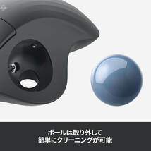 ロジクール ワイヤレスマウス トラックボール 無線 M575Sa Bluetooth Unifying トラックボールマウス ワイヤレス マウス windows mac iPad_画像6