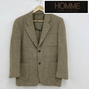 80s デカオム ハリスツイード COMME des GARCONS HOMME テーラードジャケット コムデギャルソンオム ブレザー VINTAGE archive 3030215