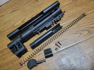 88・マルイ電動MP5(ver2)　強化コッキングレシーバー　中古品　※アルミパイプ追加の現行品