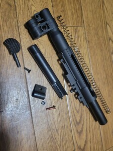 51・マルイ電動MP5 (ver2)　強化コッキングレシーバー　中古品　※アルミパイプ追加の現行品