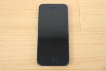 △現状品△ iPhone5 32GB Black MD299KH/A Apple SIMフリー 簡易チェック リセット済 iOS10.3.4 傷み (2745281)_画像2