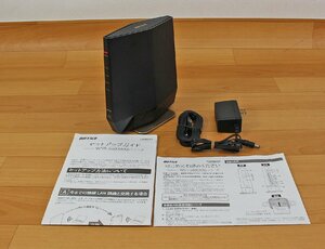 ■現状品■ AirStation WSR-5400AX6-MB 無線LANルーター BUFFALO　簡易チェック Wi-Fi○ リセット済　ACアダプター付 スレキズ (2753876)