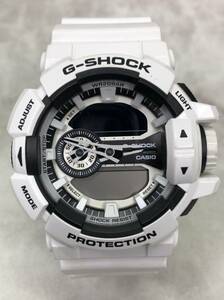 CASIO カシオ G-SHOCK デジタル 腕時計 GA-400-7AJF ホワイト 動作未確認 不動 23111602