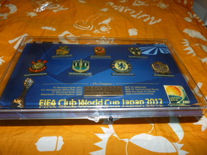 FIFA　Club ワールドカップジャパン　2012　ピンバッジセット　ケース入り　定価3500円
