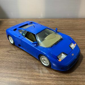 ブガッティ ミニカー 1/18 Bugatti EB 110 1991 箱無し ブルー イタリア製 コレクション おもちゃ スポーツカー アンティーク 雑貨 (335