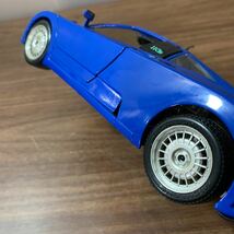 ブガッティ ミニカー 1/18 Bugatti EB 110 1991 箱無し ブルー イタリア製 コレクション おもちゃ スポーツカー アンティーク 雑貨 (335_画像8