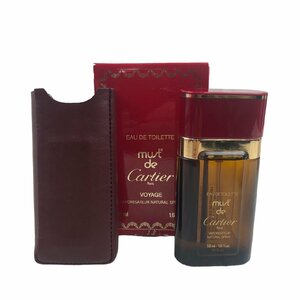 未使用 保管品 カルティエ must de Cartier EAU DE TOILETTE VOYAGE オードトワレ 50ml VAPORISATEUR NATURAL SPRAY ナチュラルスプレー 箱