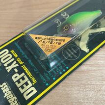 Megabass DEEP-X100 / メガバス ディープX SG クラックライムチャート_画像1