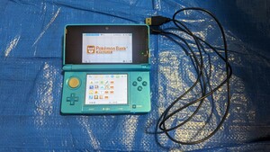 nintendo 3DS ポケモンバンク入り アクアブルー