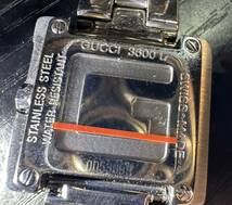 腕時計 GUCCI 3600 L Gスクエア STAINLESS STEEL WATER RESISTANT グッチ 69.72g 稼働品 10D295WA_画像5
