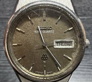 腕時計 SEIKO KING QUARTZ 9723-8050 STAINLESS STEEL WATER RESISTANT セイコー キング クォーツ 70.91g メンズ 10D299WA