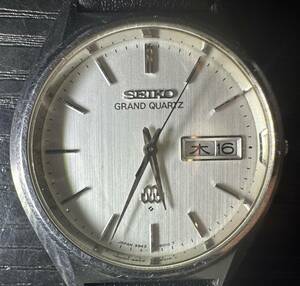 腕時計 SEIKO GRAND QUARTZ 9943-8010 WATER RESIST-G ST.STEEL セイコー グランド クォーツ 46.43g メンズ 稼働品 10D308WA