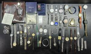 腕時計 まとめ40点 NOEVIR / MICHEL KIEIN / SEIKO / GUCCI / CITIZEN / ALBA / Q&Q / Dear Christian / LEXI'S / J.SPRINGS 等 5D308WA