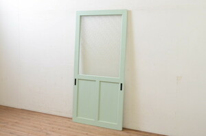 R-068444 antique fittings retro space making . recommendation . paint diamond glass door 1 sheets ( sliding door )(R-068444)