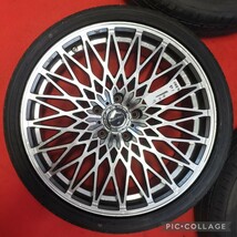 ロクサーニ パヴォーネ 19インチ 8j +38 pcd114.3タイヤ付き4本グッドイヤEAGLE LS 2000 Hybrid II、235/35R19 87W クラウン・マークＸ等に_画像2