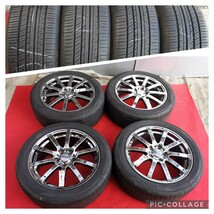 無限 ムゲン MUGEN NR 17インチ 7J +53 PCD 114.3 5H、4本セット アドバンdBデシベル V552 215/50R17 ノア ヴォクシー エスクァイア HR-V _画像7