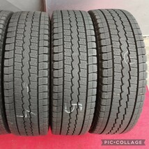 ダンロップ ウィンターマックス LT03M 205/75R16 (113/111L LT) 16インチ 6本 WINTER MAXX LT03M 22年製キャンターエルフダイナアトラス等_画像5