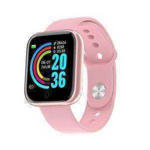 スマートウォッチ 血圧計 活動量計 心拍計 距離 スポーツ Bluetooth smartwatch 心拍数　防水 iPhone Android 血圧 ipad 腕時計 ピンク