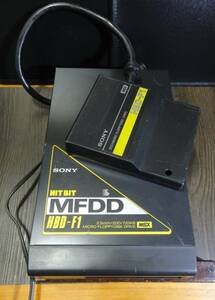 ★ SONY HITBIT MFDD / HBD-F1 ( MICRO FLOPPY DISK DRIVE ) MSX【 中古品：通電確認のみ 現状渡し 】