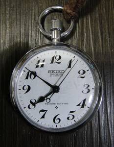 懐中時計 ★ SEIKO PRECISION 21 JEWELS / SECOND SETTING【 中古：稼働品 】