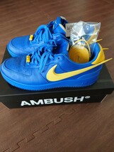 NIKE ナイキ エアフォース1 air force 1 low sp AMBUSH ゲームロイヤル_画像1