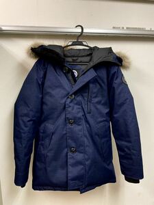 カナダグース◇クレストン◇ネイビー　XS　ブラックワッペン　CANADAGOOSE　エディフィス別注