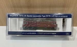 ★ TOMIX 9113 ★ JR ED79-0形電気機関車（シングルアームパンタ搭載車） 取説付 Nゲージ トミックス トミーテック　美品