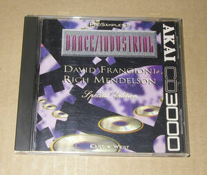 ★EAST WEST AKAI CD3000 DANCE/INDUSTRIAL SOUND SAMPLER Sound Library★