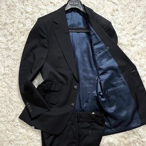 【最高峰極美品】GUCCI グッチ トムフォード期 スーツ セットアップ テーラードジャケット パンツ ウール ブラック 黒 メンズ 46 Mサイズ