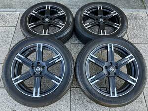 希少RAYS製★日産★NISMO★LMX6★5H114.3★7J+40★国産バリ山ヨコハマ225/55R19★T32エクストレイル★セレナ流用エルグランド★屋内保管中