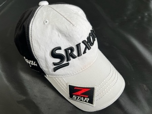 ★　スリクソン　SRIXON　キャップ　ブラック/ホワイト　5方型　Z STAR