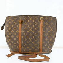 LOUIS VUITTON ルイヴィトン モノグラム バビロン M51102 トートバッグ ブラウン　R2549CA511　ジャンク_画像1