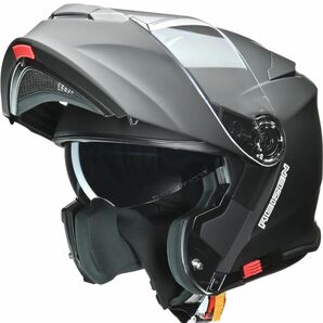 バイク用 インナーシールド付き システムヘルメット　オープンチンガード
