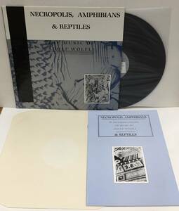 LP V.A. Graeme Revell / Nurse with wound / DDAA - Necropolis, Amphibians & Reptiles music of Adolf Wolfli BRU 002 UK Original SPK
