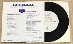 プロモ盤 EP パーソンズ PERSONZ - 7COLORS Over The Rainbow / TOKIO'S GLORIOUS T9-5-5 白レーベル BAIDIS