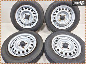 トヨタ純正 14インチ 5J 4穴 4H PCD100 ホイール 4本 155/80R14 88/86N LT タイヤ