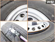 トヨタ純正 14インチ 5J 4穴 4H PCD100 ホイール 4本 155/80R14 88/86N LT タイヤ_画像9