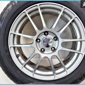 ENKEI エンケイ RIVAZZA 17インチ 7J +50 5穴 PCD114.3 ホイール DUNLOP ダンロップ ENASAVE RV505 215/60R17 96H タイヤの画像2