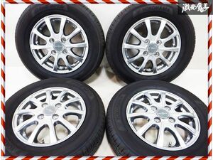 RACIING FORCE レーシングフォース 13インチ 4J +45 4穴 PCD100 ヨコハマ 145/80R13 2023年 4本 アルトワークス ワゴンR ラパン ムーヴ