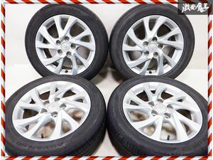 純正 ZWE186H オーリス ハイブリッド 16インチ 6.5J +45 5穴 PCD114.3 アドバン 205/55R16 2020年 4本 アイシス ブレイド ノア ヴォクシー