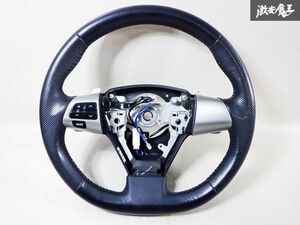 トヨタ純正 ZRR70W ヴォクシー ZS 煌 2010/09 ステアリング ハンドル スイッチ付 レザー 即納 棚D1