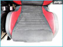 希少!! 純正 RECARO レカロ CBA-NF15 F15 ジューク NISMO ニスモ RS 2014年11月 フロントシート ハーフレザー 左右セット 棚_画像4