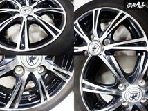 BLOOK ブルック 14インチ 4.5J +45 4穴 PCD100 PRACTIVA プラクティバ 155/65R14 4本 ワゴンR アルト ラパン ムーヴ タント ミラ_画像6