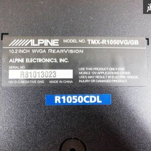 保証付 ALPINE アルパイン 10.2インチ 天井 フリップダウンモニター TMX-R1050GB Ｃ25 セレナに装着していました 即納 棚E10の画像9