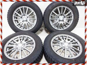 ガリキズ無し! Weds ウェッズ ravrion selzer 15インチ 6J +53 5穴 PCD114.3 アイスナビ6 195/65R15 ノア ヴォクシー ステップワゴン