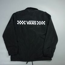 VANS バンズ 裏ボア コーチジャケット 黒 メンズ M_画像2