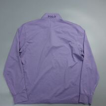 美品 ポロゴルフ ラルフローレン ストレッチ ハーフジップシャツ 紫 メンズ M ゴルフウェア_画像4