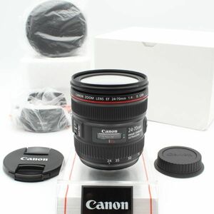 確認で試し撮りを数ショットのみです 【新品同様】 Canon キヤノン EF 24-70mm f4 L IS USM 白箱 ポーチ フード付き CANON キャノン 20012